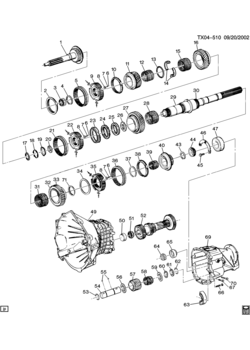 T1 5-SPEED MANUAL TRANSMISSION (M50) PART 2 MAIN GEARS