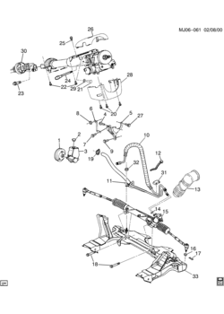 J STEERING SYSTEM & RELATED PARTS (LN2/2.2-4)