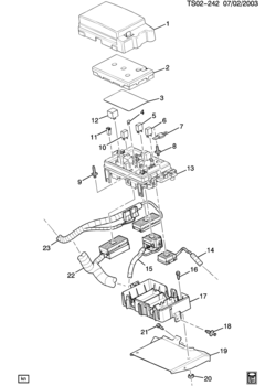 S157(03) BLOCK/ACCESSORY WIRING JUNCTION