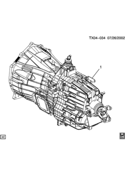 CK2,3 6-SPEED MANUAL TRANSMISSION (ML6) ASSEMBLY
