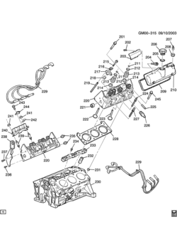 U ENGINE ASM-3.4L V6 PART 2 CYLINDER HEAD & RELATED PARTS (LA1/3.4E)