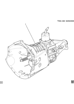 CK1 5-SPEED MANUAL TRANSMISSION (MG5) PART 1 ASSEMBLY