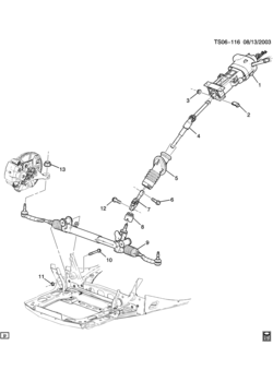 S157(03) STEERING SYSTEM & RELATED PARTS