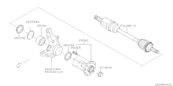 FRONT AXLE - HOUSING, (200401 - ), W