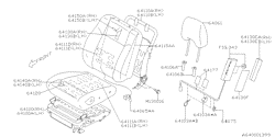 FRONT SEAT - CUSHION&BACKREST                   -05MY, (200401 - 200505), W