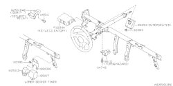ELECTRICAL PARTS (BODY) - STEARING BEAM, (200401 - ), W