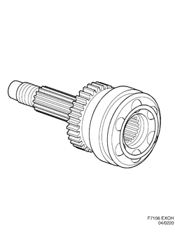 Outer universal joint, (1975-1999)