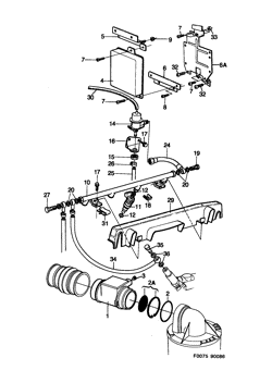 Mass air flow sensor, (1986-1989) , B202