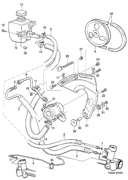 Hydraulic pump, (1986-1989) , B202