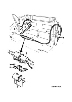 Hydraulic system - Convertible, (1990-1993) , CV, Also valid for CV 1994