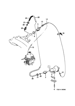 EGR system, (1989-1989) , B201C