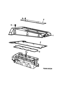 Valve cover, (1994-1998) , 4-CYL