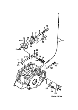Controls in gear box, (1994-1998) , A