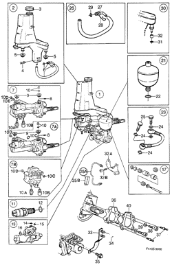 Hydraulic unit ABS, (1985-1989)