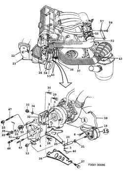 Turbocharger, (1986-1989) , TURBO,B201