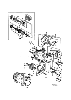 AC-compressor, (1985-1989)