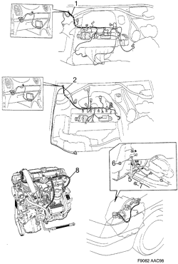 Motor, transmission, (1998-1998)