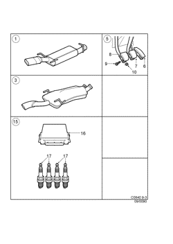 Exhaust system - Tuning kit, (1998-2003)