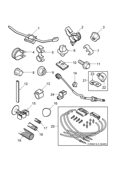 Bushings, screws, - clamps etc, (2003-2012) , 4D,5D,CV