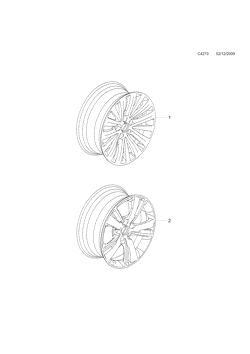 Wheel and Wheel Covers - 18'', (2010-2011)