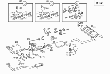 030 EXHAUST SYSTEM ON GASOLINE VEHICLES