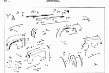 055 CHASSIS SHEET METAL PARTS