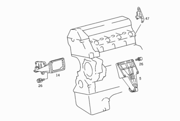 010 ENGINE SUPPORTS AND ATTACHMENT PARTS