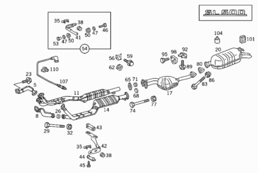 214 EXHAUST SYSTEM USED ON TWELVE-CYLINDER GASOLINE VEHICLES