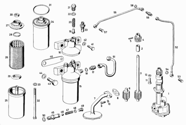 019 OIL PUMP AND LUBRICATING OIL PIPES