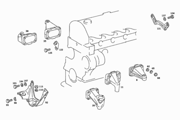 010 ENGINE SUPPORTS AND ATTACHMENT PARTS