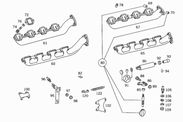 001 INTAKE AND EXHAUST MANIFOLDS