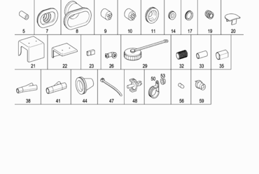 050 GROMMETS,BOOTS,MOUNTING PARTS,BULBS