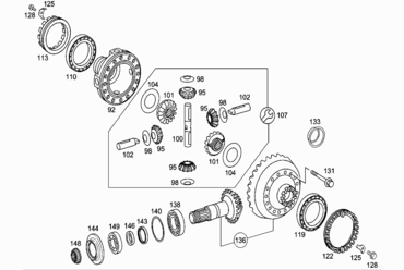350 DIFFERENTIAL GEAR,DIFFERENTIAL LOCK