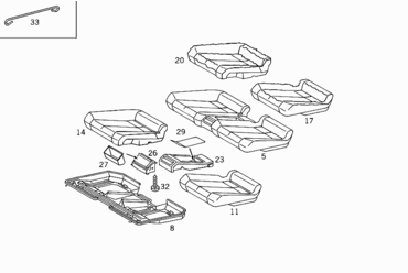 045 REAR SEAT BENCH,DIVIDED
