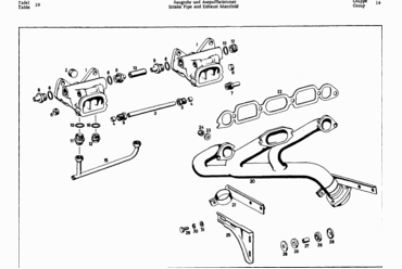 010 INTAKE PIPE AND EXHAUST MANIFOLD