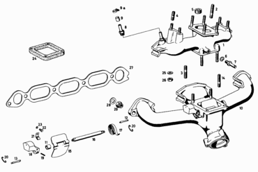 007 SUCTION TUBE AND EXHAUST MANIFOLD