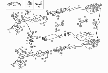 212 EXHAUST SYSTEM USED ON EIGHT-CYLINDER GASOLINE VEHICLES