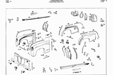 047 CHASSIS SHEET METAL PARTS