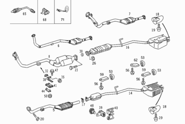 180 EXHAUST SYSTEM USED ON FOUR-CYLINDER GASOLINE VEHICLES