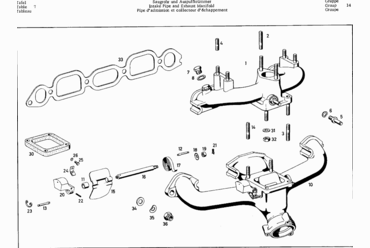 007 INTAKE PIPE AND EXHAUST MANIFOLD