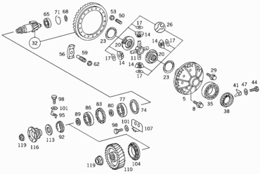 300 DIFFERENTIAL GEAR