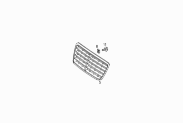 135 RADIATOR GRILLE SHELL