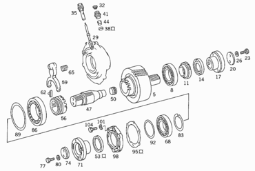 425 FRONT-AXLE/REAR-AXLE OUTPUT