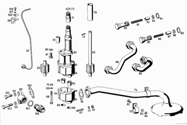 009 OIL PUMP AND LUBRICATING LINE