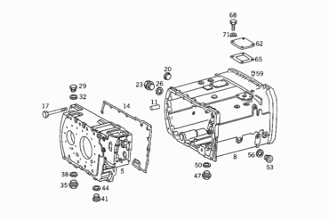 100 TRANSMISSION CASE AND COVER