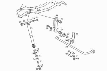 065 FRONT AXLE TORSION BAR & SHOCK ABSORBERS