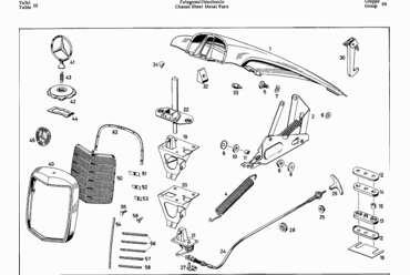 052 CHASSIS SHEET METAL PARTS