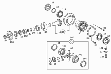 300 DIFFERENTIAL GEAR
