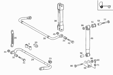 160 FRONT AXLE TORSION BAR & SHOCK ABSORBERS