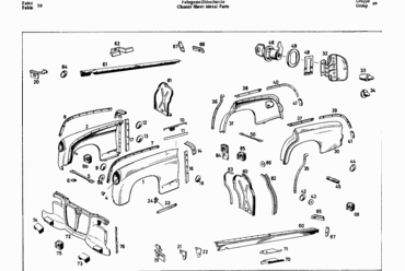 050 CHASSIS SHEET METAL PARTS
